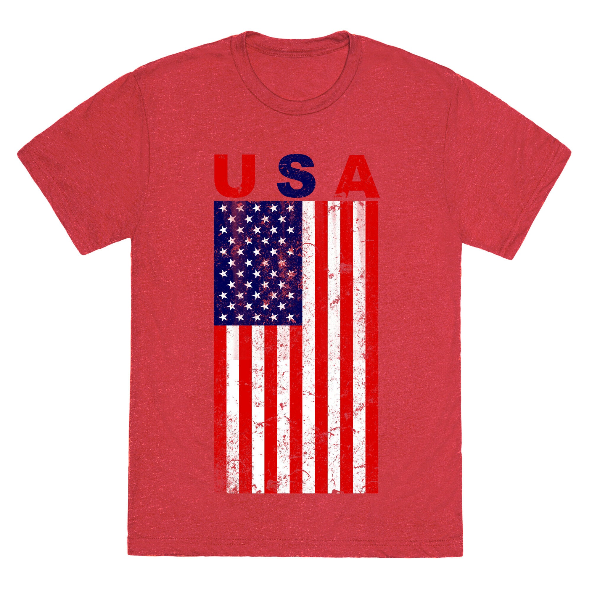 USA Flag Unisex Triblend Tee